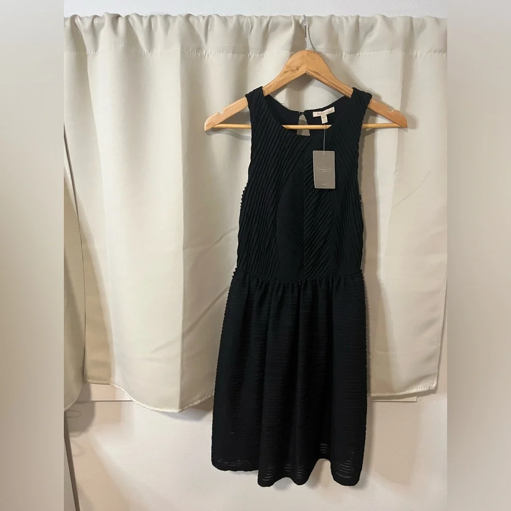 BORDEAUX DRESS — black Anthropologie size XS. - Picture 3 of 9